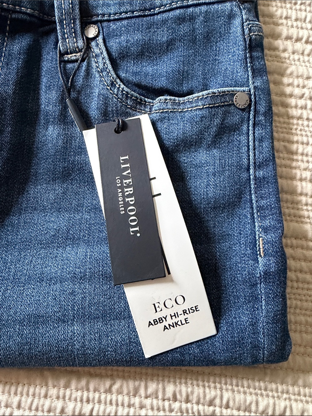 Liverpool ECO Abby Hi-Rise Ankle Jeans | Sz 4P - Picture 4 of 8
